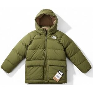 NWT The North Face Forest Olive Teen North Down Fleece Parka XL 14/16  $170